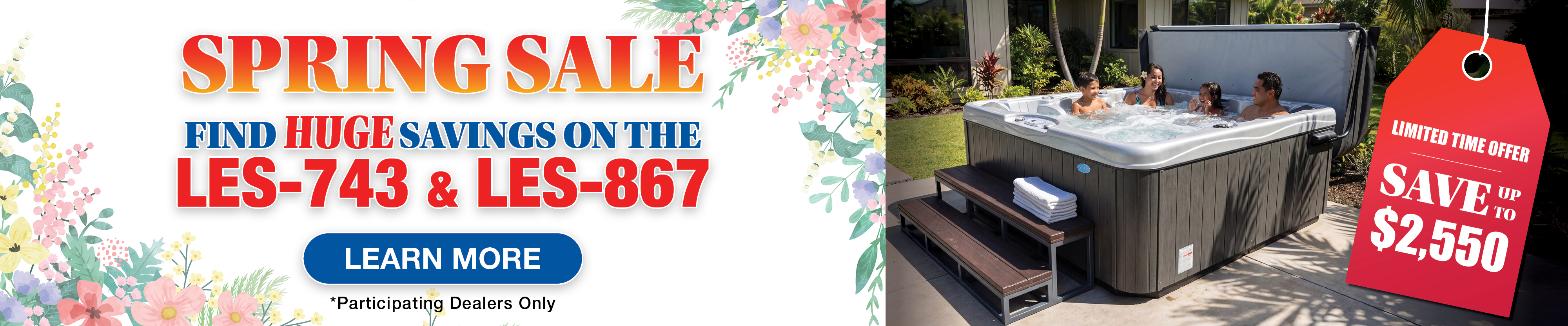 Calspas hot tub being used in a family setting - Cape Coral